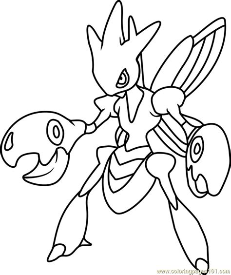scizor coloring page|free printable relaxing coloring pages.